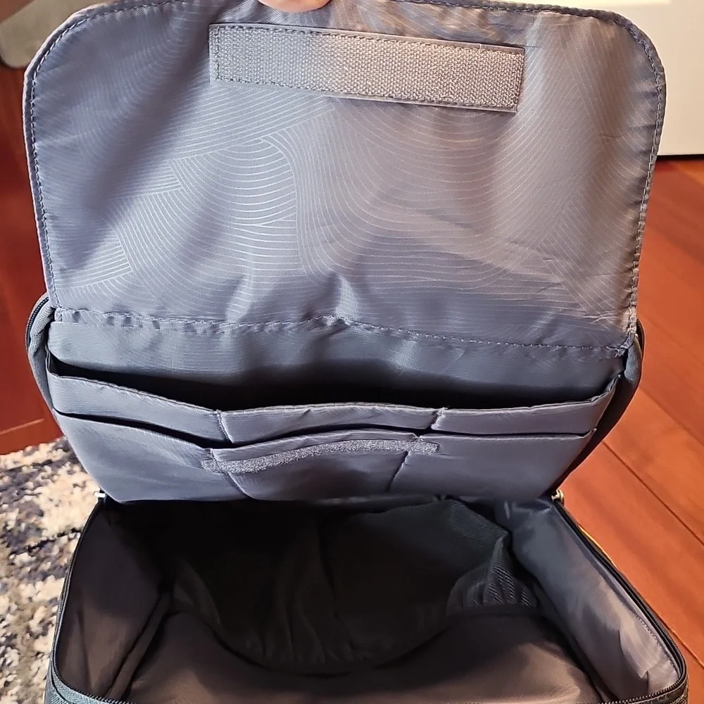 Gray Laptop Bag with Yellow Accents